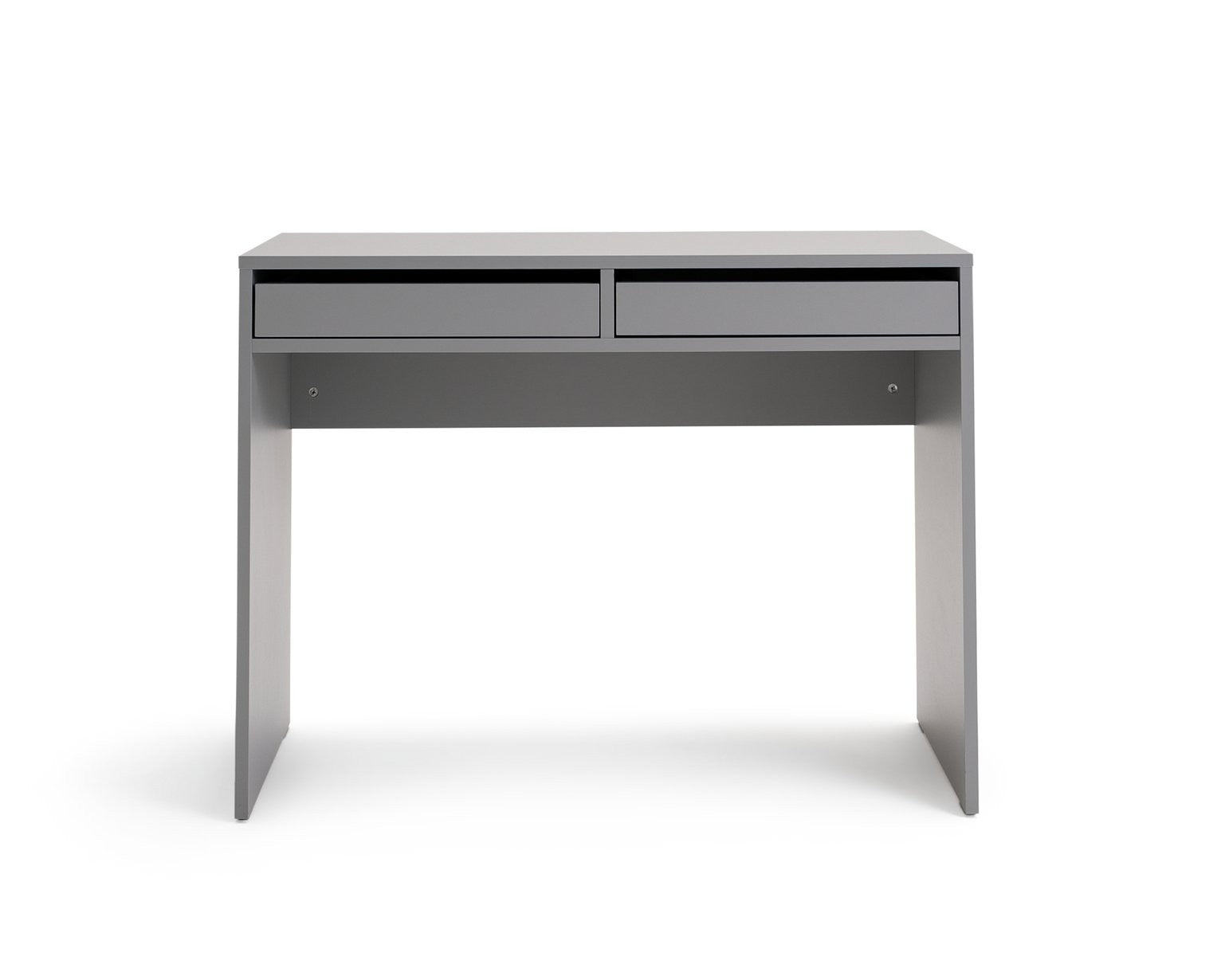 Home Pepper 2 Drawer Desk - Grey | Grey writing desk