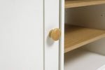 Home Winchester 2 Door TV Unit - Cream | compact TV stand