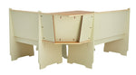 Haversham Pine Dining Table & 1 Pine Bench | Rustic Family Mealtime