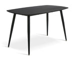 Home Cobin 4 Seater Dining Table - Black | Modern dining table
