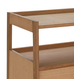Marston 2 Door 2 Drawer Sideboard Natural | Wooden Storage Cabinet Furniture