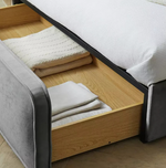 Ruxley Kingsize End Drawer Storage Bed - Grey | Stylish Sleep Space