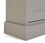 Home Winchester 2 Door Corner TV Unit Grey | Living Room TV Stand Cabinet
