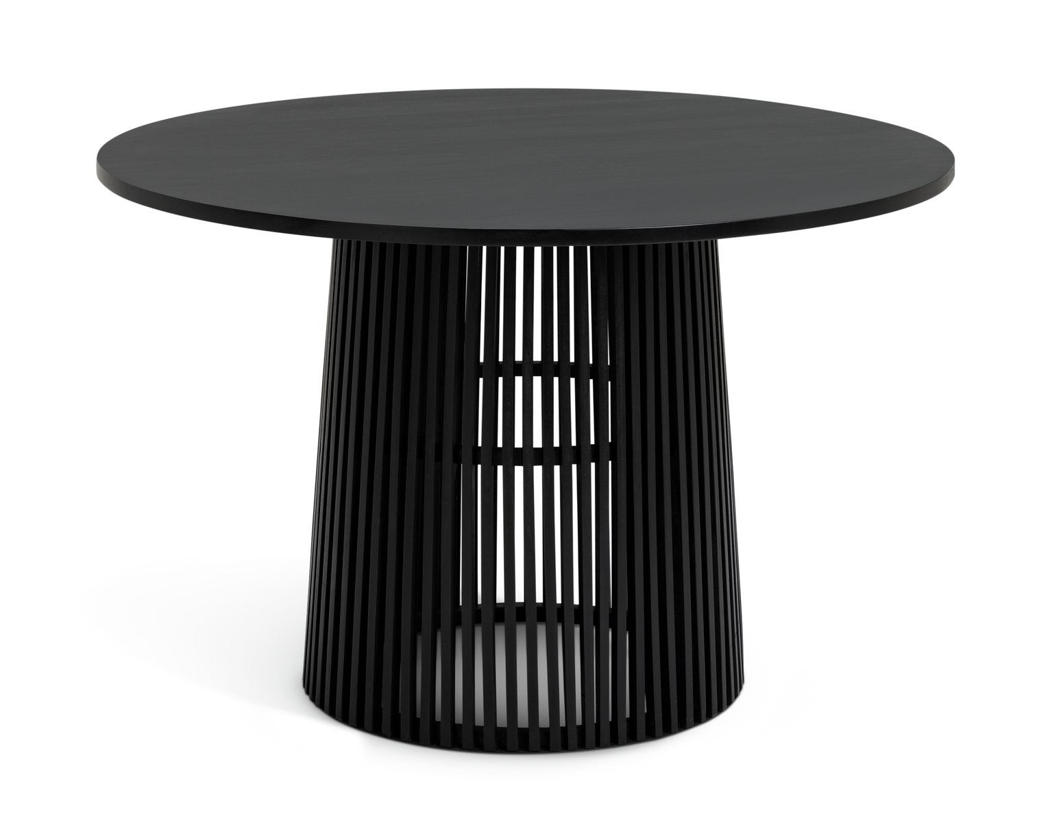 Jericho Solid Wood 4 Seater Dining Table - Black | Modern Living Room Furniture