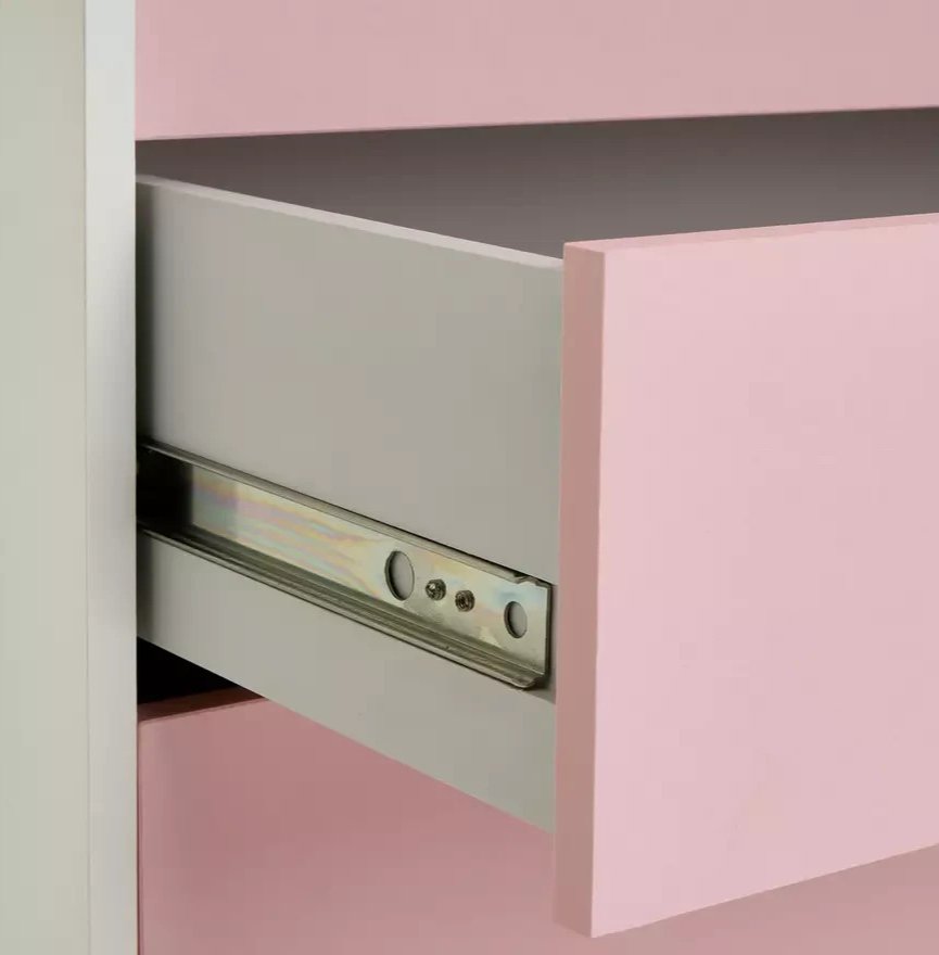 Kids Malibu 2 Door 4 Drawer Wardrobe - Pink (B GRADE 1076)
