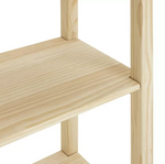 Karee 3 Shelf Shelving Unit Pine | Freestanding Storage Shelving Furniture