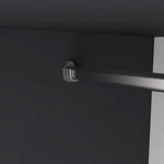 Seville 1 Door Wardrobe - Anthracite ( B Grade )