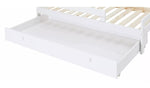 Ellis Toddler Bed Frame with Storage - White | Childrens Bedroom Furniture