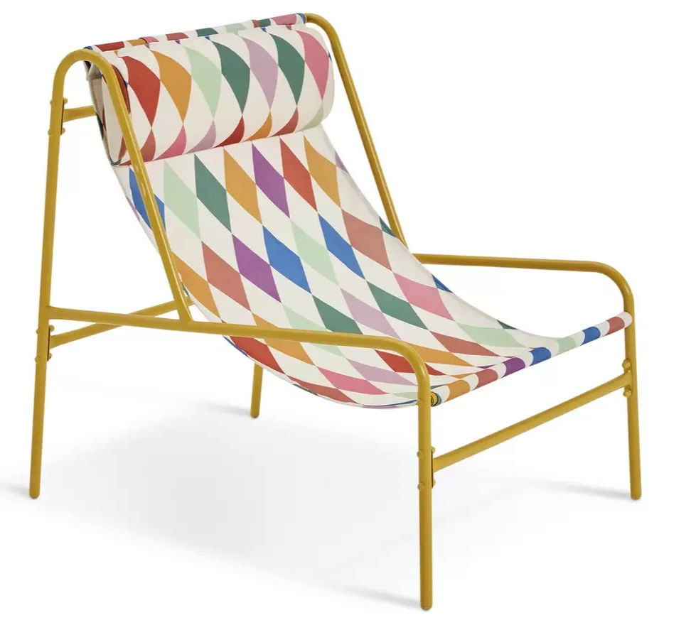 Teka Metal Garden Chair Harlequin | Outdoor Patio Garden Seating Furniture