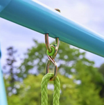 TP Toys Kids Double Swing Set With Glide Ride | Outdoor Playset 4 Seater Garden