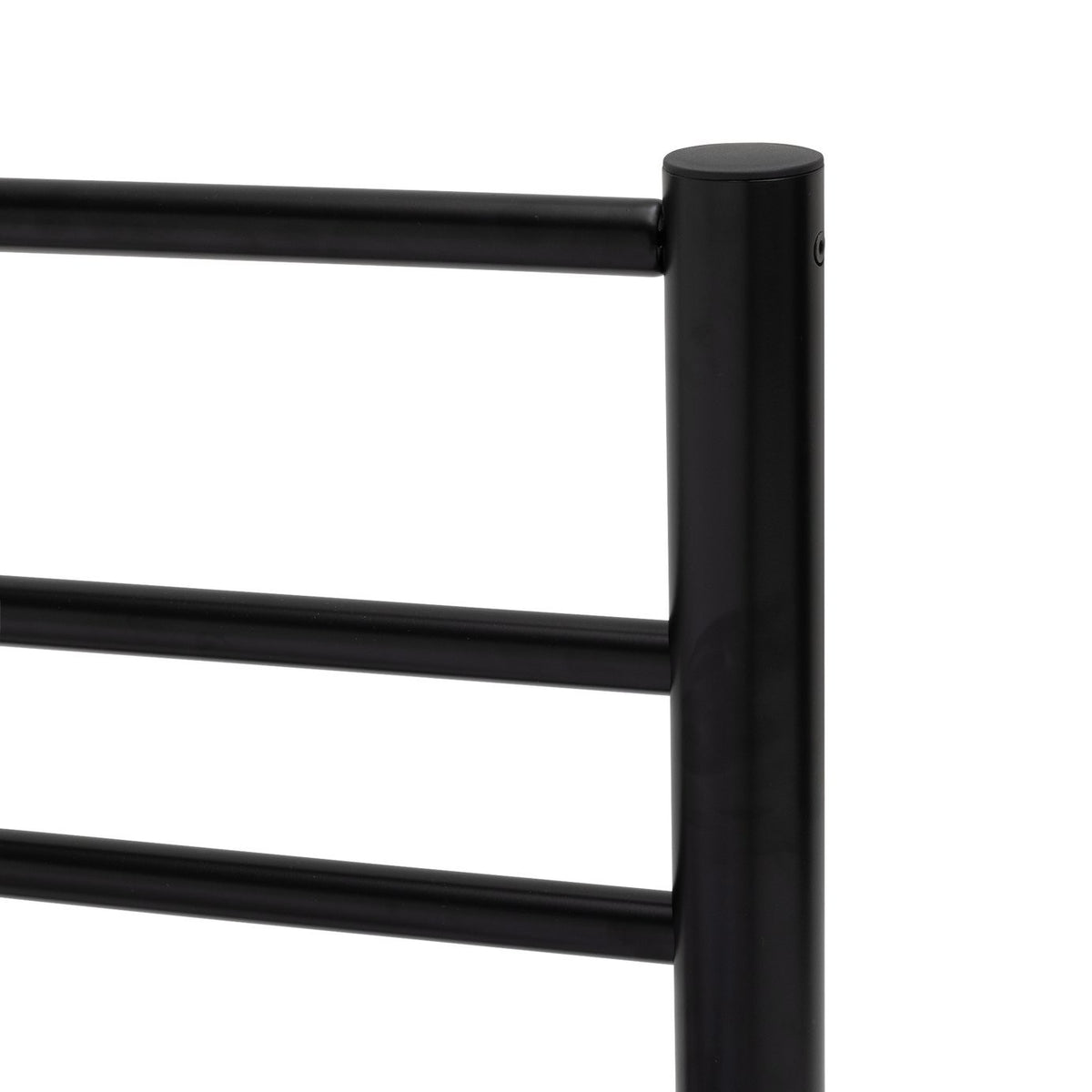 Home Atlas Single Metal Bed Frame - Black | Modern Strong Bedroom Furniture Bed