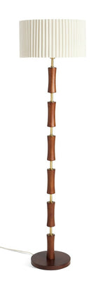x Morris & Co. Cane Floor Lamp | Elegant Home Lighting