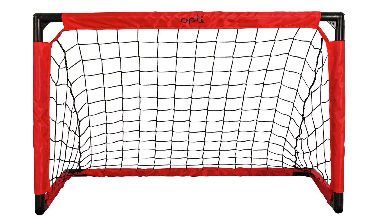 Opti Ball, Pump and 3 x 2ft 1 on 1 Football Goal Set of 2 | Kids Outdoor Footbal