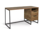Habitat Nomad 2 Drawer Desk - Oak Effect | Home Office Desk with Storage Drawers