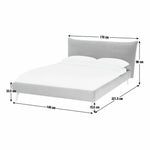 Marshmallow Velvet Double Bed Frame - Rust | Stylish Room Arrangement