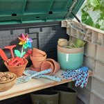 Keter Store It Out Max 1200L Garden Storage Box -Beige/Green | 1200L garden stor