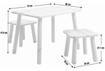 Habitat Kids Felix Table and 2 Chair - Green