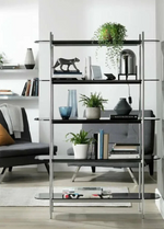 Habitat Neo Wide Shelving Unit - Chrome