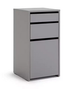 Habitat Pepper 2 Drawer Cabinet - Grey