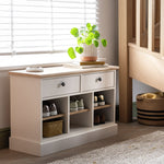Winchester Shoe Storage Bench - Cream