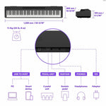 Yamaha P-145BT Full Note 88 Note Digital Piano | Portable Keyboard Instrument