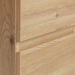 Jenson Double Pedestal Dressing Table - Oak