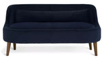 Beckett Fabric 2 Seater Sofa Navy | Modern Living Room Sofa Furniture