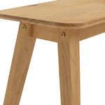 Parry Pine Dining Table & 2 Pine Benches | Natural Wood Aesthetic