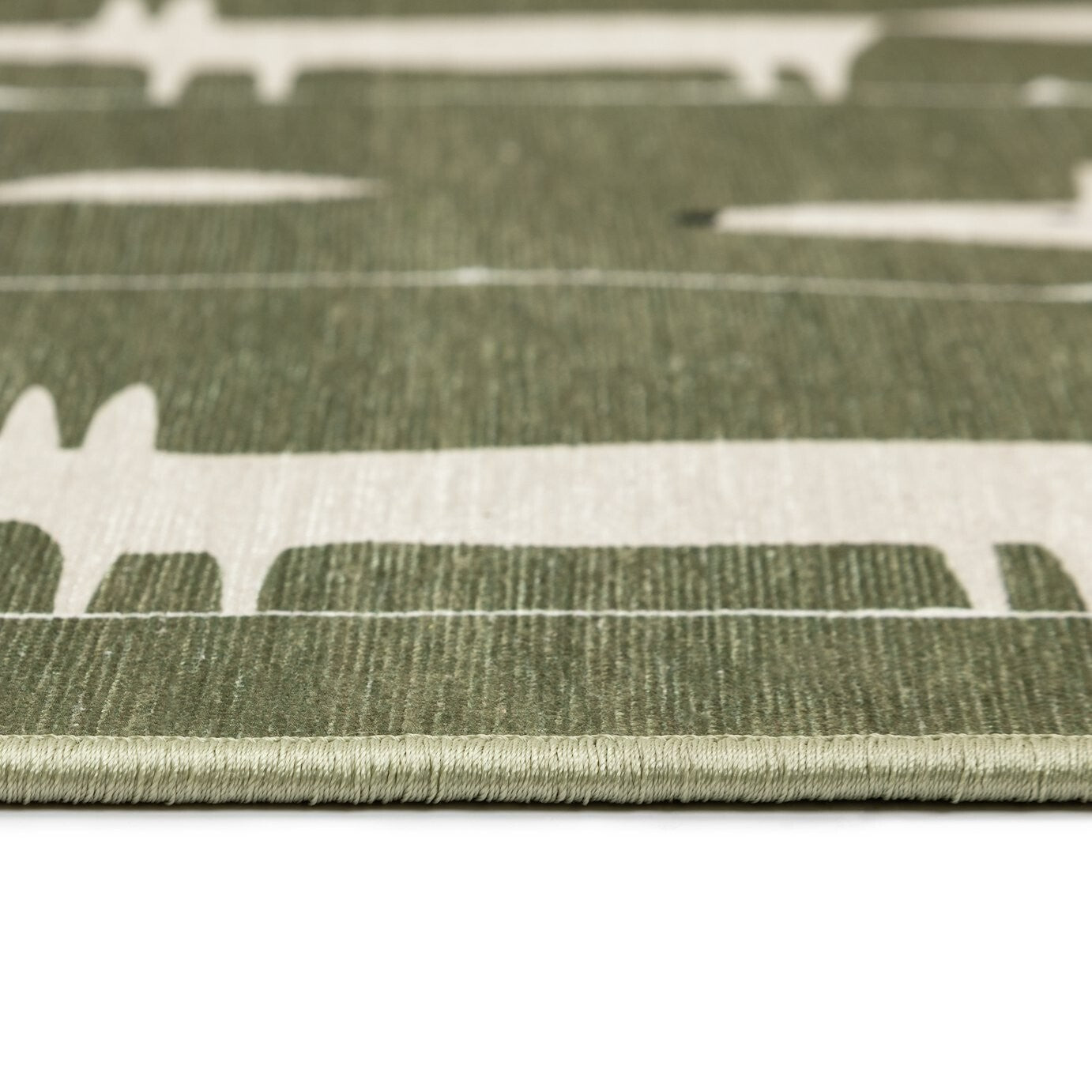 Habitat x Scion Mr Fox Printed Rug - 160 x 230cm - Green