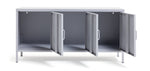 Habitat 3 Door Locker - Grey ( B Grade 27259 )