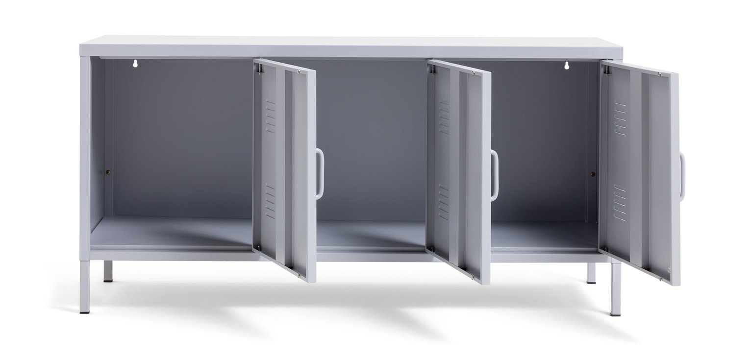 Habitat 3 Door Locker - Grey ( B Grade 27259 )