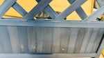 Large Lattice Wooden Planter - Grey ( B Grade 12697 )