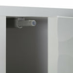 Habitat Zander Tallboy - White | Slim Storage Unit for Bedroom or Bathroom Use