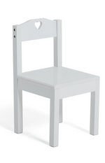 Mia Kids Table & 2 Chairs - White ( B Grade 36460 )