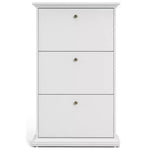 Tvilum Paris Shoe Storage Cabinet-White | Entryway Footwear Storage