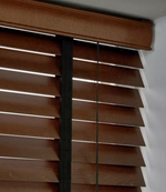 Wooden Brown 50mm Slat Venetian Blind 90cm | Window Privacy Blind Home