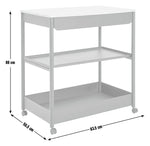 Kaylo Metal Kitchen Trolley - Blue | Utility cart for kitchen