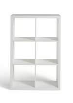 Habitat Squares Plus 6 Cube Storage Unit - White | Organiser Shelf Living Room