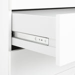 Home Brisbane 8 Drawer Chest - White | Bright Contemporary Look