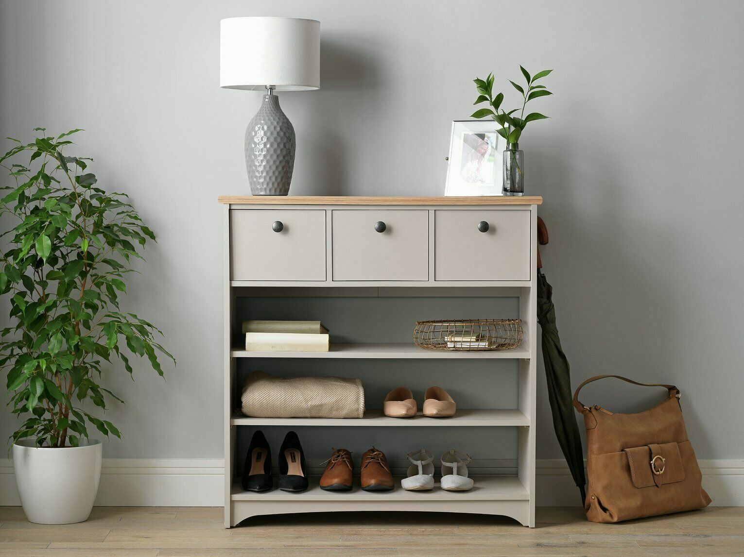 Baltimore Hall Console Table - Two Tone
