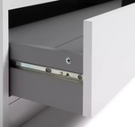 Compton 2 Drawer Bookcase - White (B Grade)
