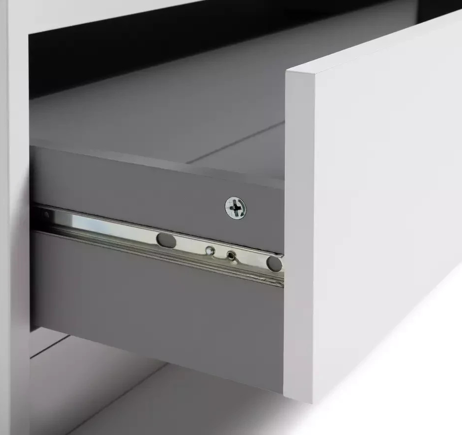 Compton 2 Drawer Bookcase - White (B Grade)