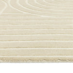 Mirage Carved Cream Cut Pile Rug - 230x160cm