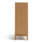 Cornelia 2 Door Glass Short Display Cabinet -Natural | Wonderfully Rustic Piece