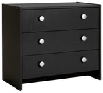 Home Seville 3 Drawer Chest Anthracite | Bedroom Furniture Storage Modern Design