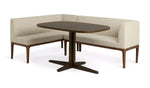 Loxley Corner Dining Set Walnut ( Only with 1 Bench )