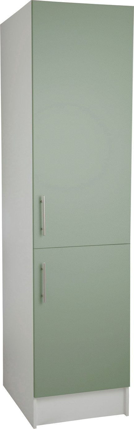 Home Athina 500mm Fitted Kitchen Tall Unit -Green | Vertical Kitchen Storage
