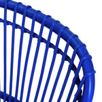 60 Wyatt Rattan Chair - Blue