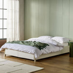 Longley Foldable Double Bed - Natural | Space-saving double bed