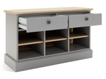 Winchester Shoe Storage Bench - Grey